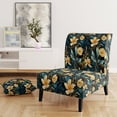 thumbnail image 2 of Designart "Twilight Serenity In The Tropics I" Chaise d'Appoint Tropicale Dorée - Fauteuil Tropical pour Chambre, 2 of 7