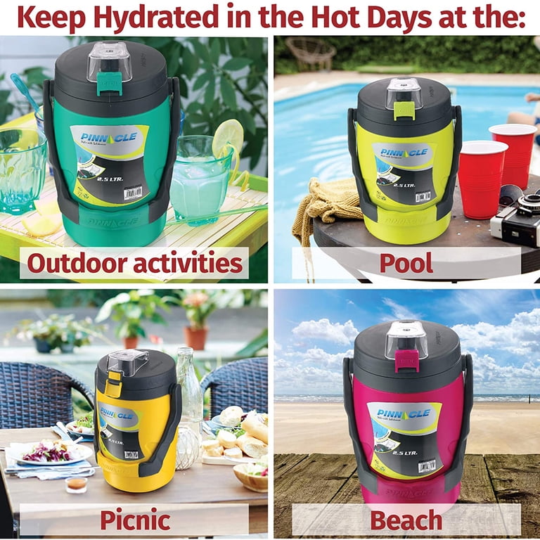 Pinnacle Thermoware Insulated Water Jug, Half Gallon, 85 Oz