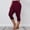 Wine, variant on jjayotai Womens Long Pants Clearance Women's Slim Yoga Solid Color Comfortable Casual Sports Pants Capris