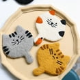 Mugs Bulk for Painting Cute Cat Cup Cushion Wool Cat Cup Cushion Cute