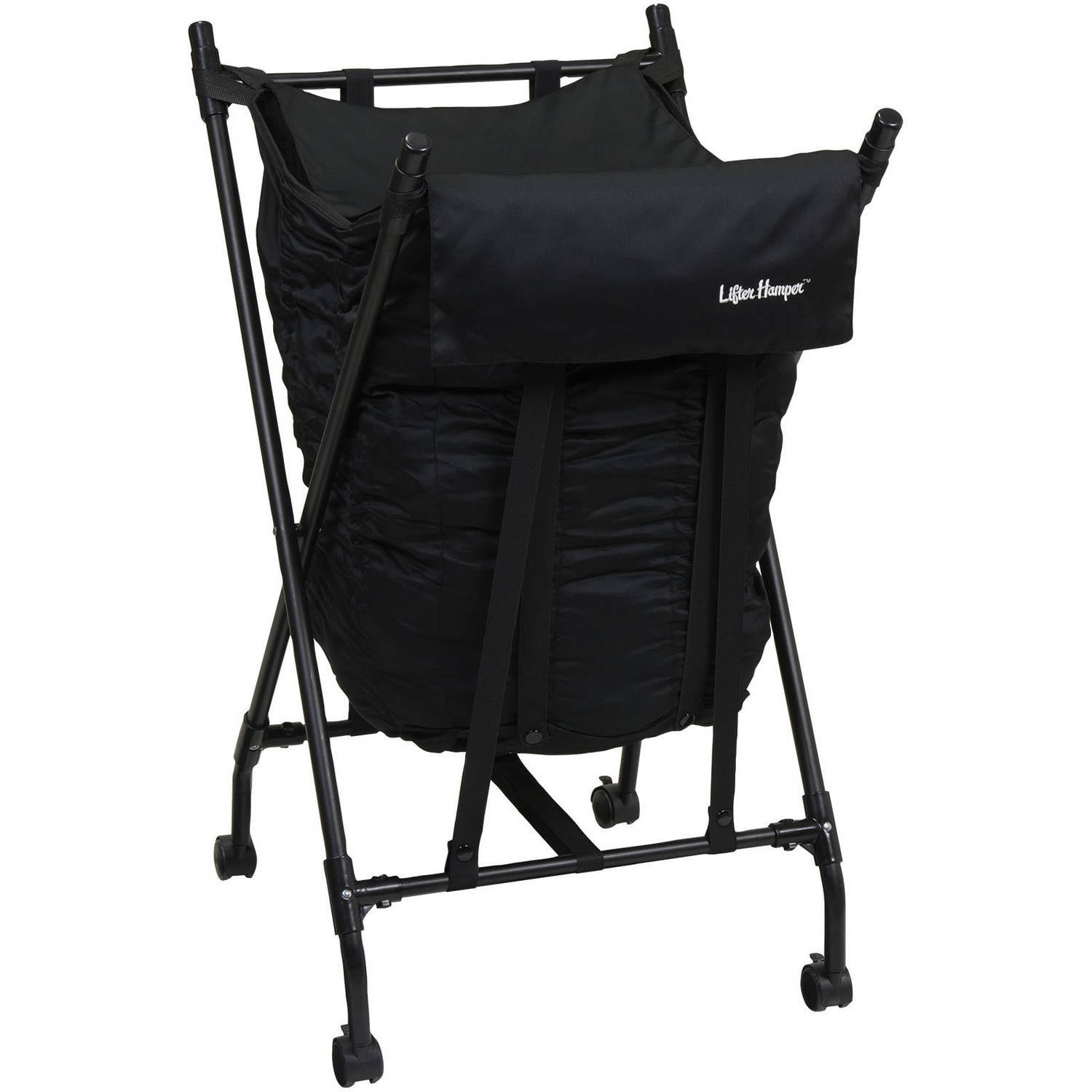 Household Essentials Lifter Laundry Hamper Black