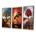 thumbnail image 3 of Designart "Baobab Tree Charm II" Floral & Botanical Framed Wall Art Set Of 3 - Green Tree Baobab Frame Gallery Set For Office Decor, 3 of 6