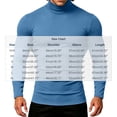 thumbnail image 3 of Hvogkswy Compression Shirt Men, Turtleneck Dry Workout Base Layer Undershirt Thin Stretchy Slim Comfy Long Sleeve Tops, 3 of 6