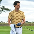 thumbnail image 3 of Balery Dachshund Dog Puppy Camisa Polo de Hombre con Estampado, de Manga Corta y Tejido Medio, Camisa Tipo Golf Polo-Medium, 3 of 6