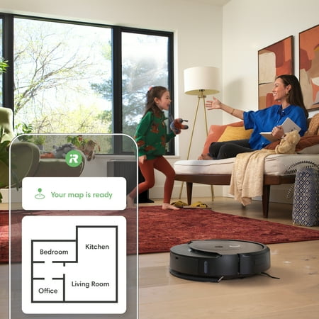 iRobot Roomba Combo 10 Max Robot Vacuum and Mop + AutoWash Dock (X085020) - Black