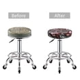 thumbnail image 5 of Kll Various Languages Mother Round Bar Chair Cushion Cover 12 Inch,Bar Stool Protector With Elastic, Soft Washable, 5 of 7