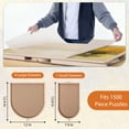 thumbnail image 2 of Crtynell 1500 Piece Puzzle Board With Drawers And Cover, 34" X 26" Wooden Rotating Jigsaw Puzzle Table, Spinning Puzzle Boards For Adults, 2 of 8