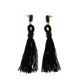 thumbnail image 2 of Pendientes de Borla Zulema Vintage Mujer Nylon Rhinestone Bead, 2 of 7
