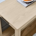 thumbnail image 6 of Aukfa 59" Bar Table Set with Charging Station, 4-Piece Counter Height Kitchen Island Set,3 Upholstered Stools,Light Oak, 6 of 8