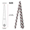 thumbnail image 3 of Naloa Cherries laid Print Solid Color Tie Formal Necktie for Men，Suitable for business, daily life, work, 3 of 5