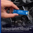 thumbnail image 2 of Unidad de estado sólido interna Western Digital WD Blue SN5000 NVMe SSD de 4 TB - PCIe Gen 4.0, M.2 2280, hasta 5500 MB/s - WDS400T4B0E, 2 of 5