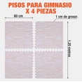 thumbnail image 4 of Piso Para Gimnasio Altera Tipo Madera Tatami 60x60 4pz Color Crema, 4 of 6