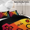 thumbnail image 6 of BlessLiving 3Pcs Game Controller Comforter Set Twin Size Gaming Bedding Set for Kids Boys Gamer, Colorful, 6 of 8