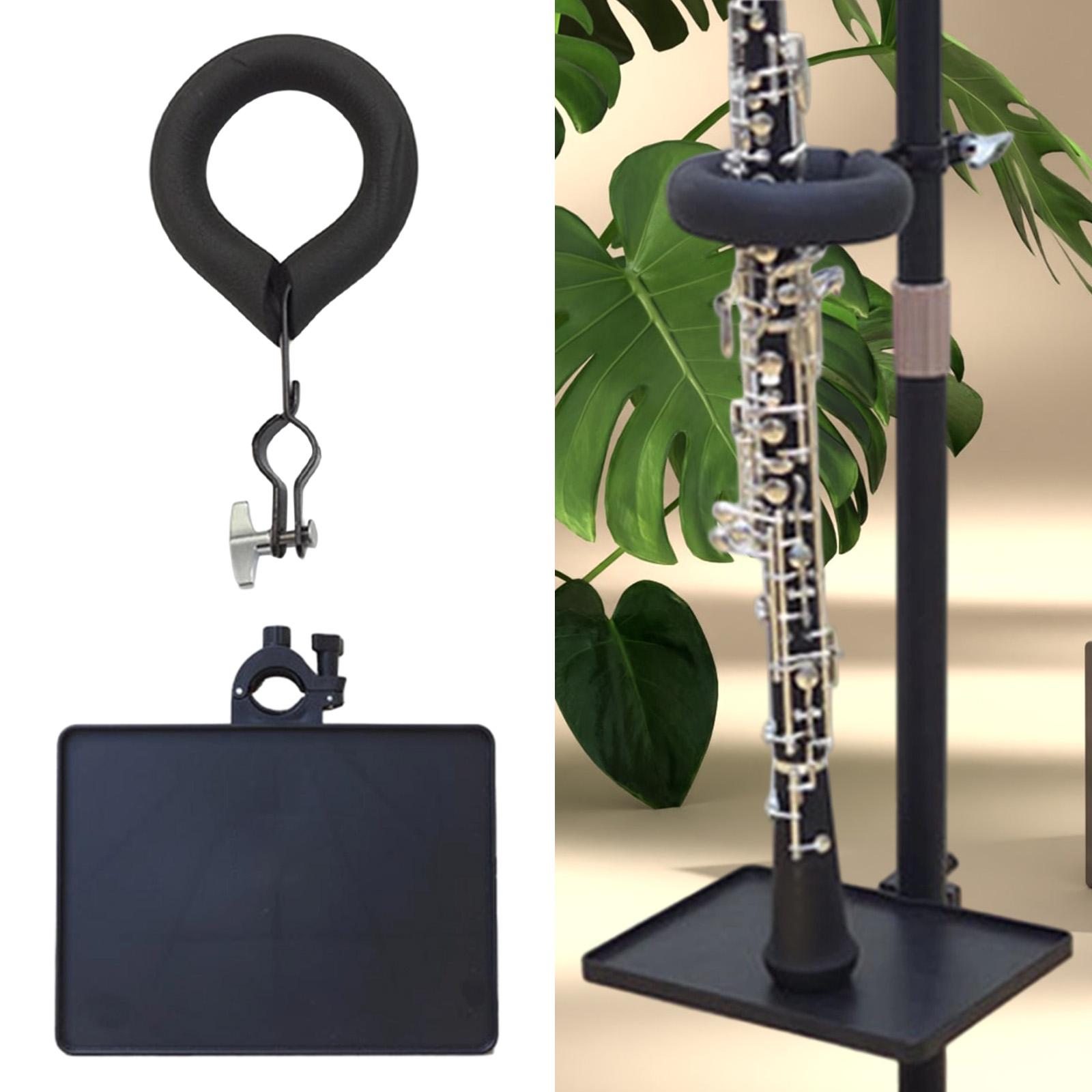 Music Stand Extension Rack Guitar Hanger Iron Material Adjustable Clip for Stage Performance Rehearsal Rooms