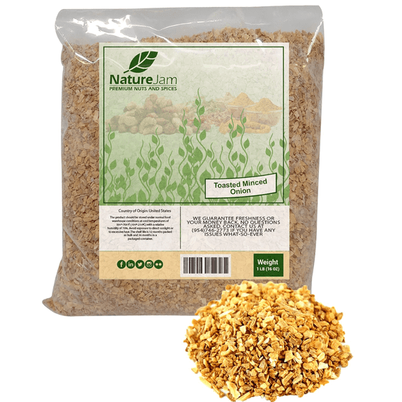 Naturejam Minced & Toasted Onions (1 Pound)