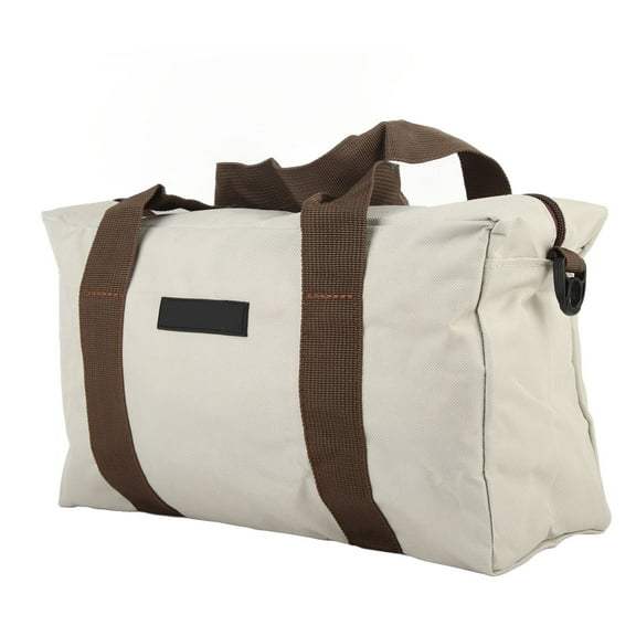 Wide Mouth Tool Bag, Canvas Heavy Duty Large Capacity Handbag, Portable Home Tool Organizer,Hardware tool storage bag Large canvas tool bag Woodworking (18 Inch 85mm Opening)