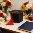 thumbnail image 6 of Lunxisen 8 Pcs Graduation Cap Gift Box Tassel Decor Party Favor Treat Packaging Sweet Snack Container Celebration Supplies, 6 of 9