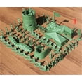 thumbnail image 1 of 100PCS 4cm Army Combat Men Plastic Soldiers Military Figure Action Kid Gift Toy, 1 of 6