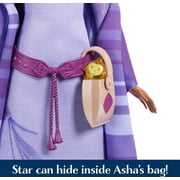Disneys Wish Asha of Rosas Adventure Pack Fashion Doll, Posable Doll with Animal Friends and Accessories