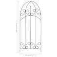 thumbnail image 4 of vidaXL Plant Climbing Racks 3 pcs Black 40x100 cm Iron, 4 of 4