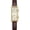A Coffee Gold, variant on Women’s Vintage Rectangle Watch Dual Time Zone Waterproof Ladies Quartz Analog Watch for Small Wrist with Two Dials, Roman & Arabic Numerals, Leather Strap for Travel & Business