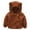 Brown, variant on Timegard Baby Toddler Clothes Winter Fleece Thick Jacket Cute Hoodie Cotton Comfy Coat Warm Outerwear