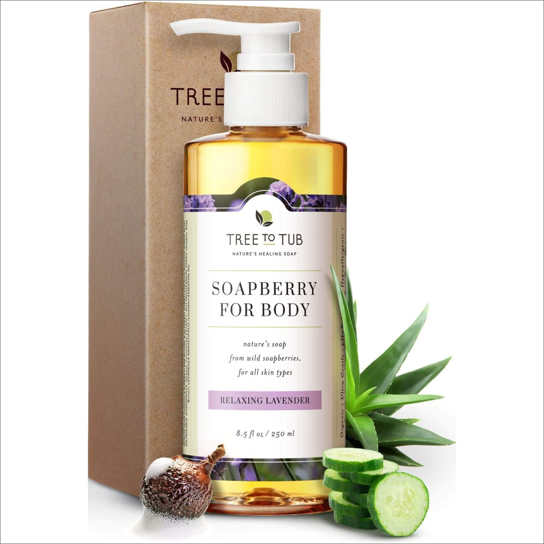 Gentle, Moisturizing Body Wash for Dry Skin by Tree To Tub 5.5 pH