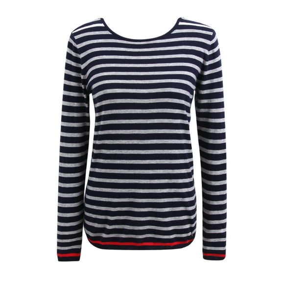 Richie House Women's Striped Pullover Sweater RH2051-L