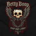 thumbnail image 2 of Betty Boop Dark Gothic Skull Heart Women Plus Size Graphic Pullover Hoodie Brisco Brands 2X, 2 of 4