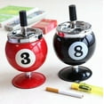 thumbnail image 2 of Billiard Ashtray Ash Tray Car Ashtray Windproof Ashtray Decorative Ashtray Home Ashtray Windproof Automatic Extinguishing Ashtray Container Household Travel Iron, 2 of 6