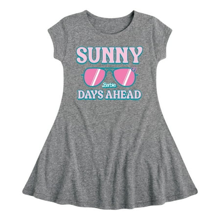 

Barbie - Sunny Days Ahead - Fancy Shades - Toddler And Youth Girls Fit And Flare Dress