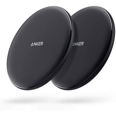 Buy Anker Wireless Charger, 2 Pack PowerWave Pad, Qi-Certified, 7.5W for iPhone 11, 11 Pro, 11 Pro Max, Xs Max, XR, Xs, X, 8, 8 Plus, 10W for Galaxy S10 S9 S8,