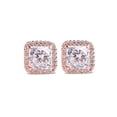 thumbnail image 4 of Authentic Timeless Elegance Earrings, Rose & Clear CZ 280591CZ, 4 of 5
