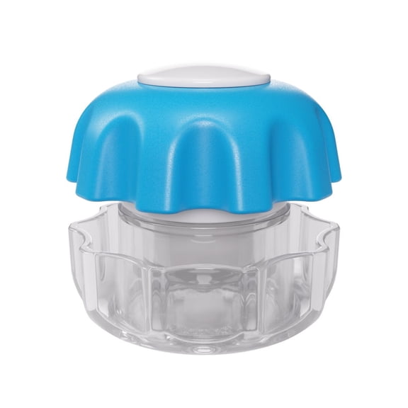 Ezy Dose Ezy Crush Pill Crusher and Grinder, Storage Compartment, Crushes Pills, Vitamins, Tablets, Blue