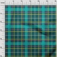thumbnail image 2 of oneOone Cotton Jersey Dark Teal Green Fabric Madras Check Sewing Craft Projects Fabric Prints By Yard 58 Inch Wide, 2 of 4