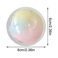 thumbnail image 3 of Color Gradient Crispy Wax Slow Rise Squishy Ball Handmade, Crackle Sound Fidget Squeeze Toy for Daily Relaxation, Sensory Stress Relief Toy, 3 of 6