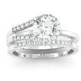 thumbnail image 2 of 0.40 Carat (Ctw) Round Diamond Ladies Bridal Semi Mount Ring Set (No Center Stone), 2 of 4