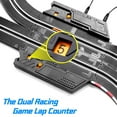 thumbnail image 3 of PAFOLO Slot Car Race Track Sets,19ft Electric Track with LED Lights and 4 Slot Cars,2 Hand Controller and Racing Game Lap Counters,Race Track Set Features a Loop,Turns & a Crossover for Boys Age 6-12, 3 of 7