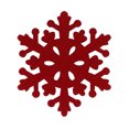 thumbnail image 3 of TIELUTT 4Pcs Snowflake Shaped - Table Placemat Xmas Holiday Ornament Car Giveaway of the Day Christmas Decorations Christmas Decorations Small Transparent String for, 3 of 3