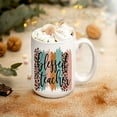 thumbnail image 2 of Blessed Teacher Rainbow Coffee Mug Gift Custom Name Cup Leopard Cheetah Teacher Appreciation Week Gift Gifts For Her 318, Ceramic Novelty Coffee Mugs 11oz, 15oz Mug, Tea Cup, 2 of 4
