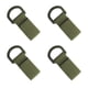 thumbnail image 1 of 4 piezas Molle Tactical Gear Clip Nylon Cinturón Llavero Llavero Mochila Hebilla Verde, 1 of 8