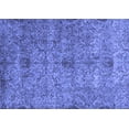 thumbnail image 1 of Ahgly Company Machine Washable Indoor Rectangle Persian Blue Traditional Area Rugs, 2' x 5', 1 of 4