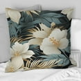 thumbnail image 2 of Designart "Tropics In Monochrome Hues II" Tropical Printed Throw Pillow, 2 of 5
