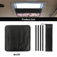 thumbnail image 6 of XYZCANDO Horse Camper Window Cover RV Window Shade Floral RV Skylight Cover RV Vent Covers for Roof Foldable RV Skylight Window Shade UV Rays Protection Camper Trailer Fan Vent Cover Pink, 6 of 7