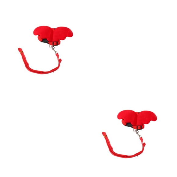 Arnés ajustable para gato gatito mascota correa entrenamiento al aire libre Billuyoard Rojo XS 2Conjunto