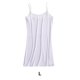 thumbnail image 5 of Minnieouse Chaleco de Modal para mujer, cuello en U, piel agradable al desnudo, vestido deslizante, camisones con tirantes, ropa interior de talla grande Prendas para la parte del cuerpo Blanco L Minnieouse AP011308-03B, 5 of 6