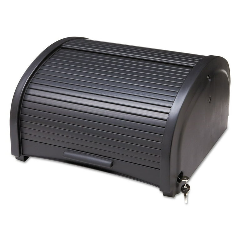 Locking Security Hood, 17.75w x 10.3h, Black Locking Security Hood, 17.75w x 10.3h, Black