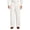 White, variant on FEDTOSING Mens Wide Leg Fleece Lined Dress Pants Old Money Baggy Elastic Waist Relaxed Trousers