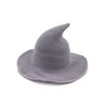 thumbnail image 1 of Faithtur Adult/Kids Hat Creative Spire Design Witch Hat Exquisite Solid Color Funny Halloween Cosplay Hat, 1 of 5