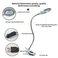 thumbnail image 6 of HaoXun Flexible Gooseneck LED Magnifying Desk Lamp with 400% Distortion-Free Magnification & 28 SMD Adjustable Lights for Reading, Sewing, Crafts, Cosmetology - USB-Powered, Silver Iron Design, 6 of 9